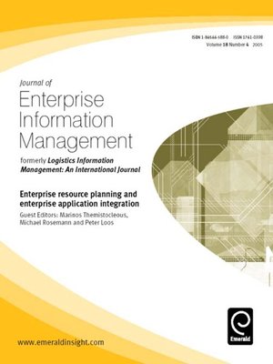 cover image of Journal of Enterprise Information Management, Volume 18, Issue 4